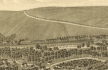 Engraving detail, 1884, Dayton and the Touchet River, click to enlarge