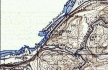 Map, 1934 USGS topo map upstream of The Dalles, click to enlarge