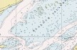 Map, 1987, Blalock Islands, downstream half, click to enlarge