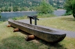 Image, Clearwater River and Dugout Canoe, Idaho, click to enlarge