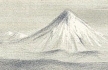 Engraving detail, 1879, Portland Oregon, Mount Rainier, and Mount St. Helens, click to enlarge
