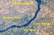 NASA Image, 1994, Columbia River and McNary Dam vicinity, click to enlarge