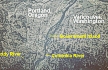 NASA Image, 1992, Columbia River with Portland, Oregon, and Vancouver, Washington, click to enlarge