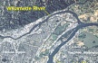 NASA Image, 1992, Columbia River at the Mouth of the Willamette, click to enlarge