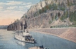 Penny Postcard, ca.1920, Steamer passing Cape Horn, click to enlarge