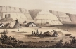 Engraving, 1853, Old Fort Walla Walla, click to enlarge