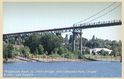 St. Johns Bridge and Cathedral Park, 2003