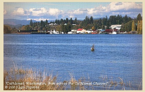 Cathlamet, Washington, and the Cathlamet Channel, 2003