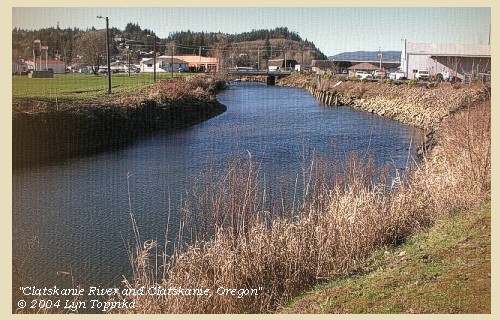 Clatskanie River and Clatskanie, Oregon, 2004