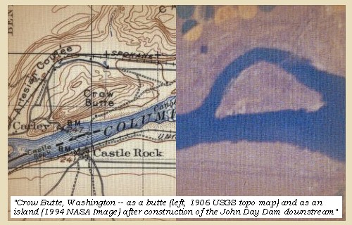 Crow Butte in 1906 and 1994