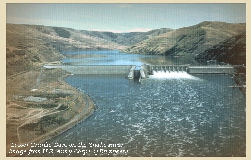 Lower Granite Dam on the Snake River