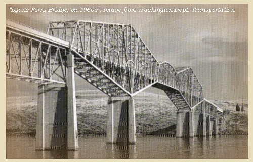 Lyons Ferry Bridge, ca.1960s