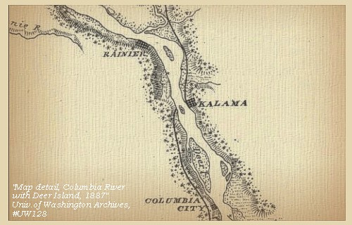 Deer Island Map, 1887