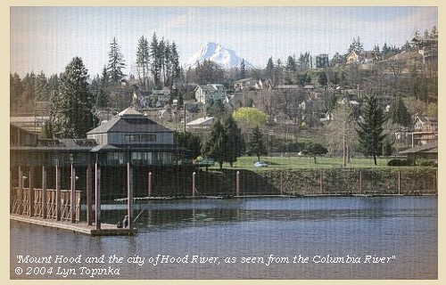 Mount Hood, Oregon, from city of Hood River, 2004