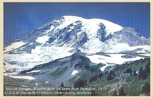 Mount Rainier from Paradise, 1975