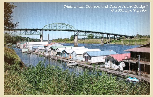 Multnomah Channel and the Sauvie Island Bridge, 2003