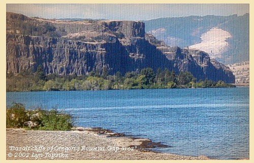 Basalts of Rowena Gap area, Oregon, 2003