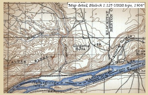 USGS topo map detail, Alder Ridge and Alder Creek, 1906