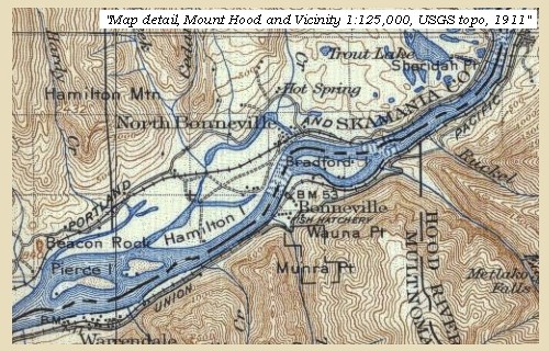 USGS Topo Map, Bonneville vicinity, 1911