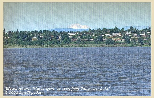 Mount Adams from Vancouver Lake, 2003