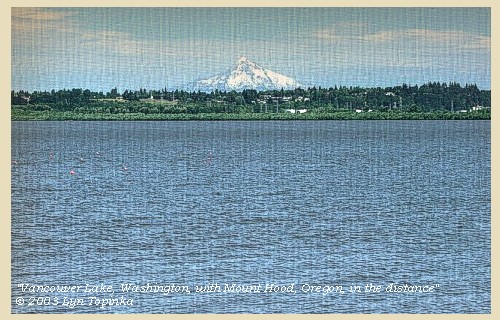 Mount Hood from Vancouver Lake, 2003