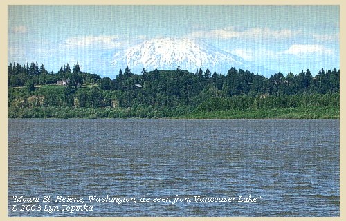 Mount St. Helens from Vancouver Lake, 2003