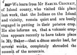 Mount Baker Clipping, 1856