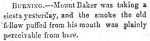 Mount Baker Clipping, 1871