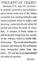 Idaho Clipping, 1881