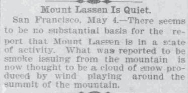Lassen Peak, 1900