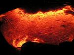 Lava toes 440 m seaward of Paliuli in Mother's Day flow, Kilauea volcano, Hawai`i