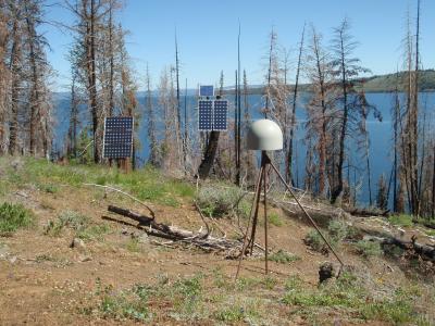 GPS monitoring station P709 (Click image to view full size.) GPS monitoring station P709 (Click image to view full size.)