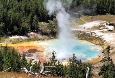 Imperial Geyser looking south (Click image to view full size.) Imperial Geyser looking south (Click image to view full size.)